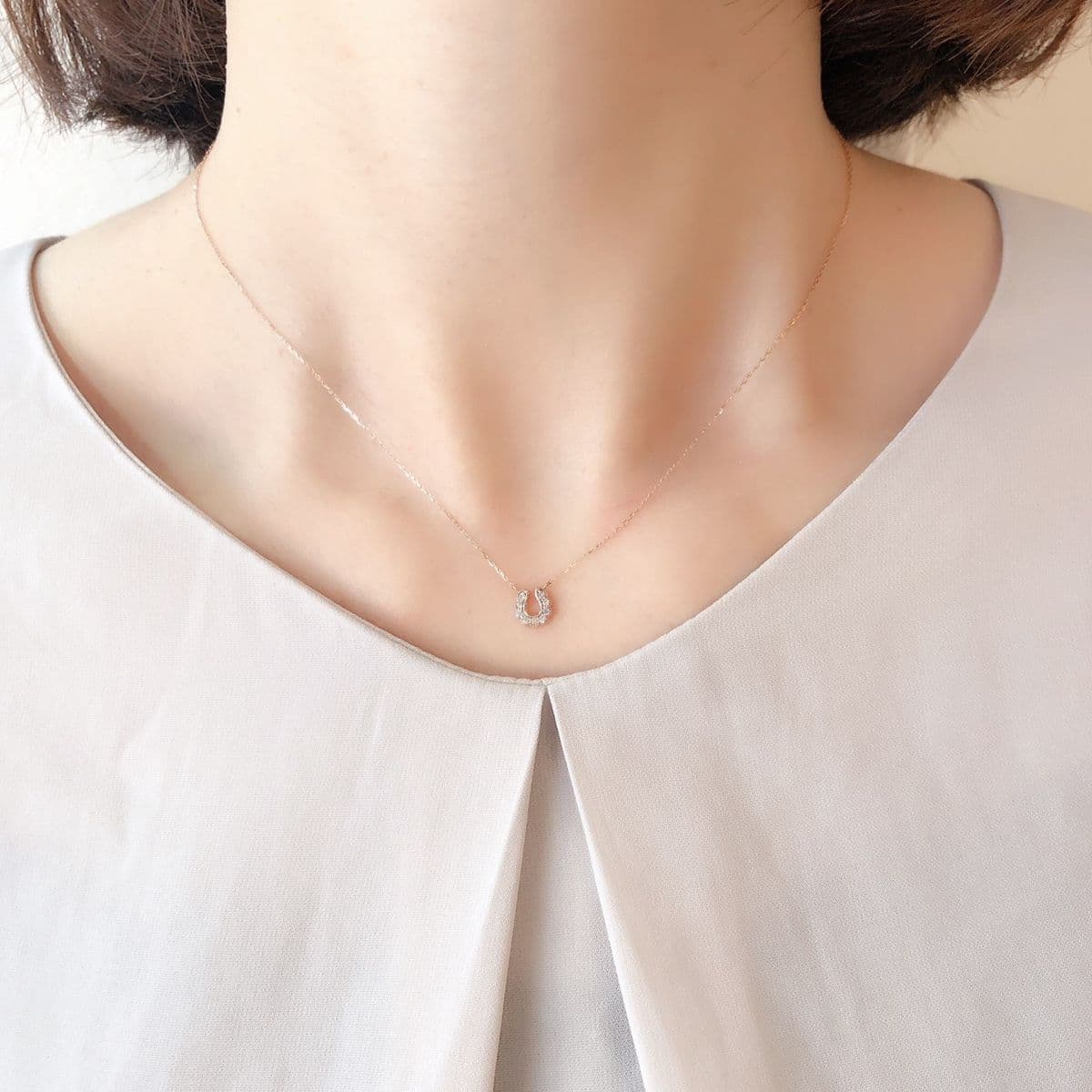 ネックレス（ダイヤ/K10ピンクゴールド）44,000円