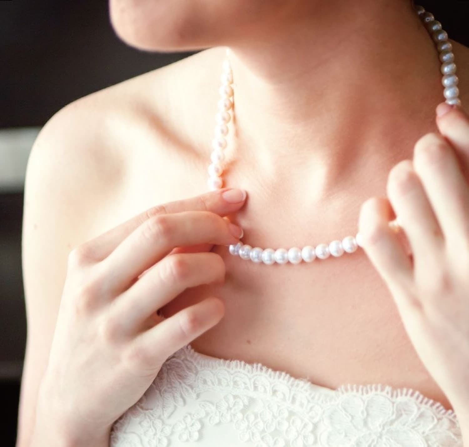  1.花嫁になる特別な一日に着ける真珠のネックレス