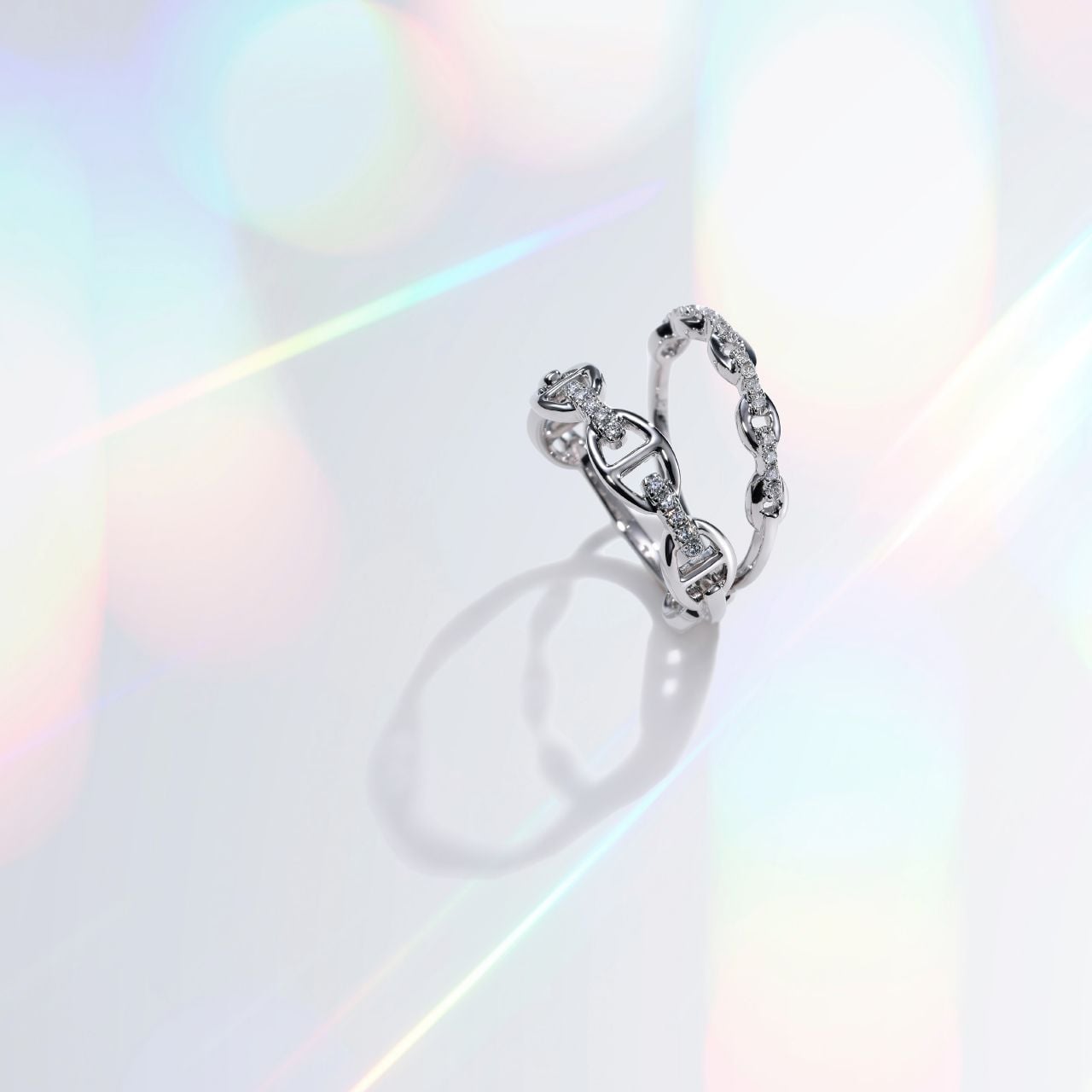 10k FRAU KOBE指輪 リング 人気の結婚指輪(マリッジリング)「Flutter eternity ring / Both