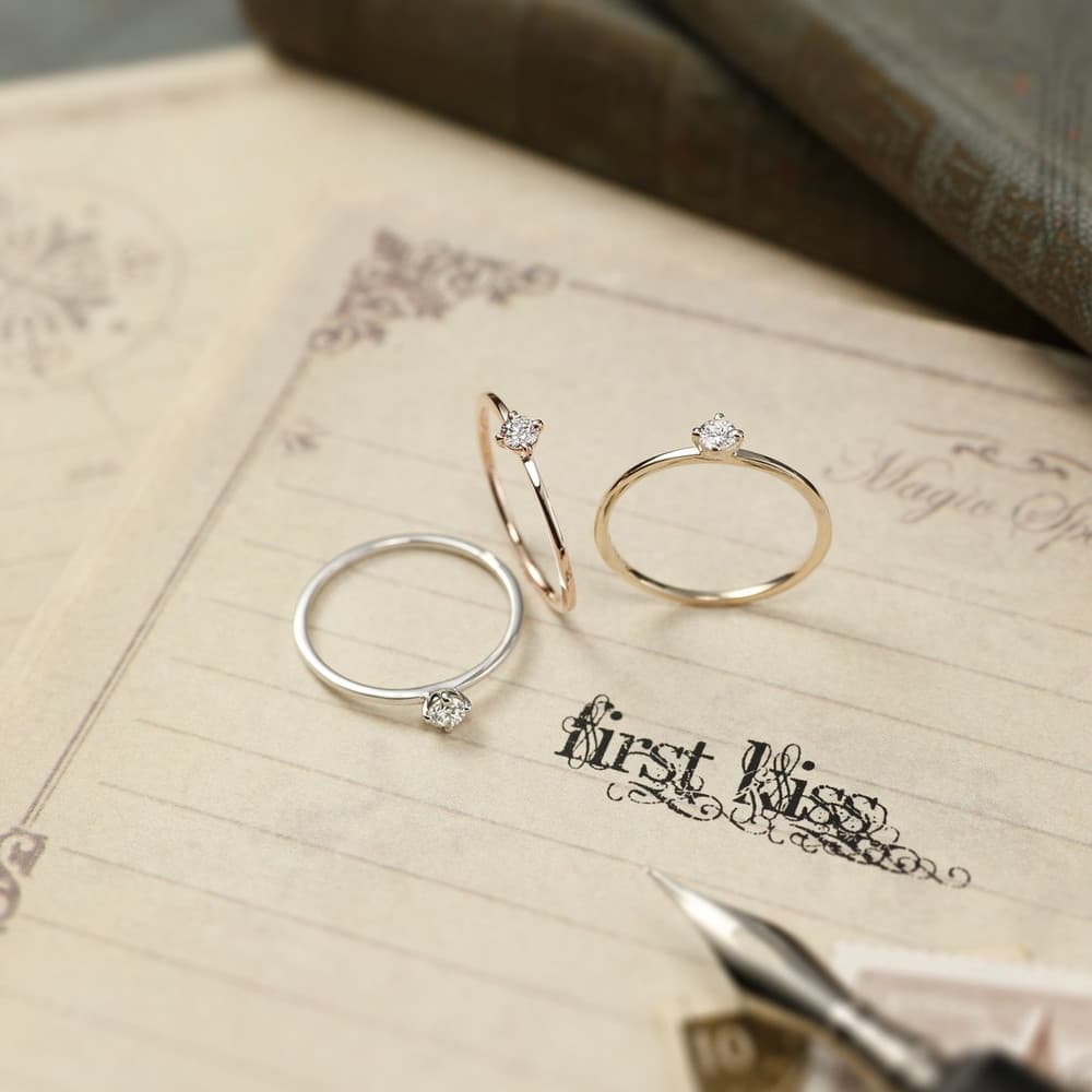 ‘First kiss’diamond ring/『ファーストキス』ダイヤモンドリング-1