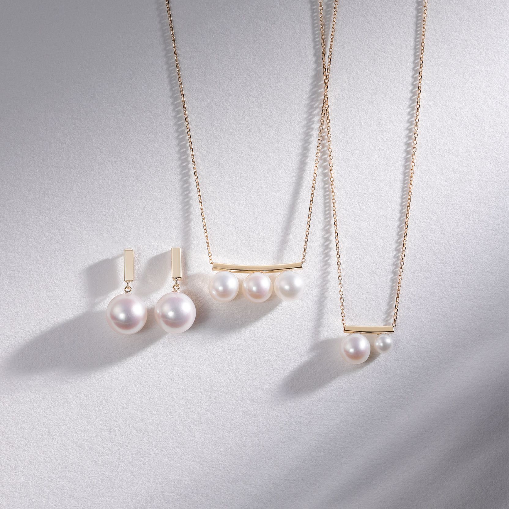 新品　BONJOUR MADAME アコヤパールネックレス アコヤパールマルチカラーバロックパールネックレス MAM