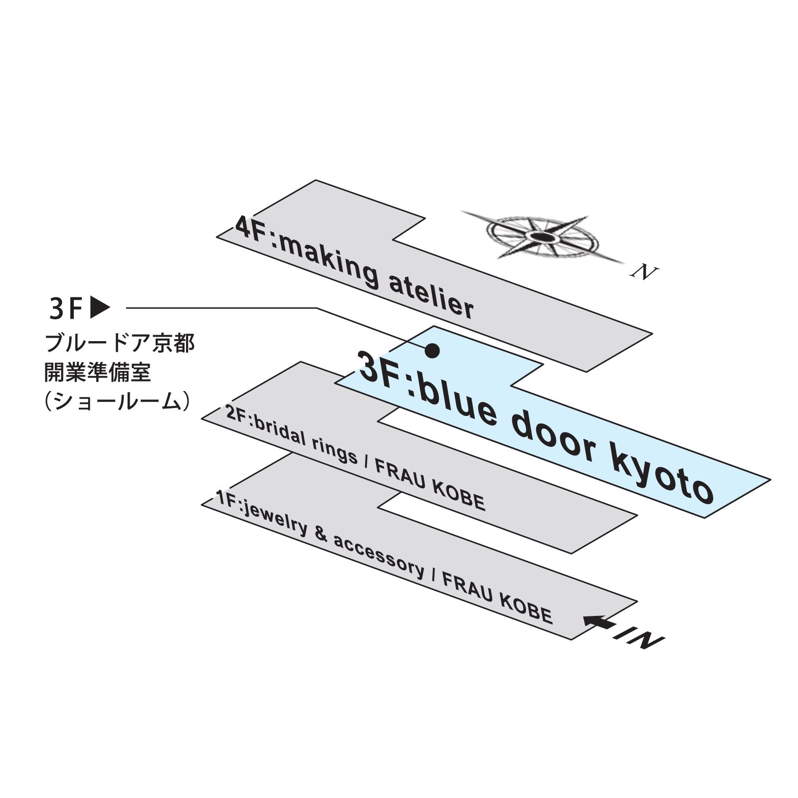 穏やかな陽光差し込む隠れ家みたいな京都のジュエリーショップ 穏やかな陽光差し込む隠れ家みたいな京都のジュエリーショップ